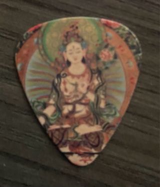 Púas de guitarra con diseño budista