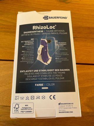 Bauerfeind RhizoLoc Stabilizzatore Pollice Left