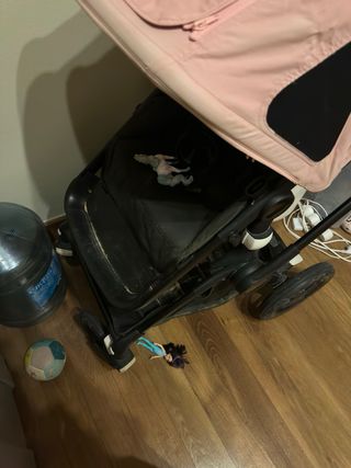 Bugaboo Cochecito Rosa. Fue utilizado