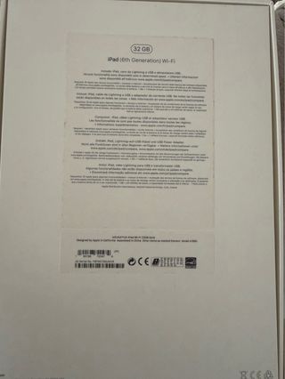 Apple iPad 6ª generación 32gb
