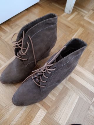 Botines ante con plataforma Pull & Bear