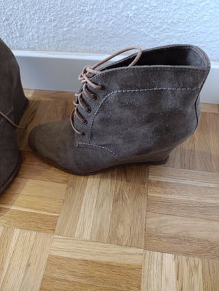 Botines ante con plataforma Pull & Bear