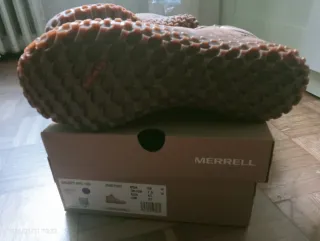 Botas Merrell Wrapt Mid WP color tabaco barefoot