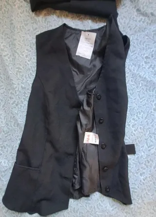 Chaleco negro talla L