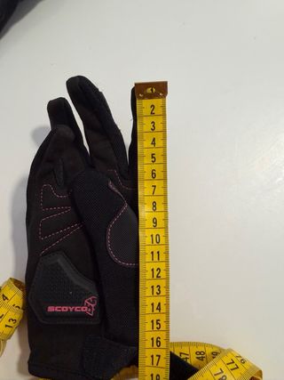 Guantes Moto Infantiles SCOYCO Negros y Rosas