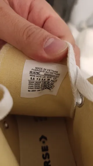 Botas Converse Piel Blancas