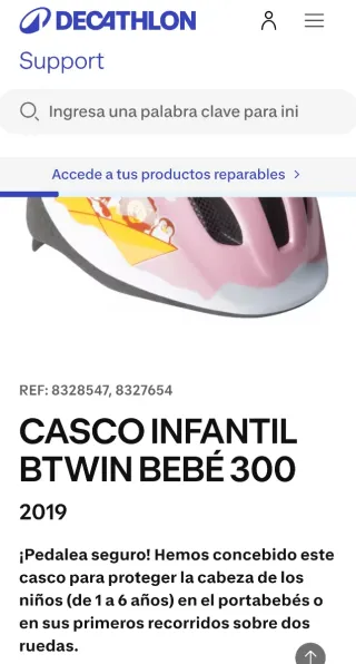 Casco bici niña rosa con dibujos