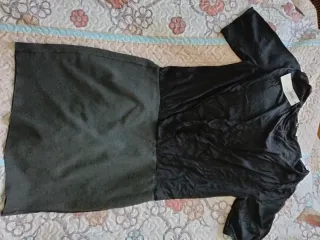 Vestido Bimba y Lola Negro y Gris