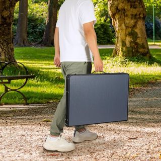 Mesa de Camping Plegable altura ajustable 90x60