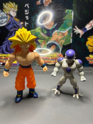 Lote Figuras Dragon Ball Goku SSJ3 y Freezer