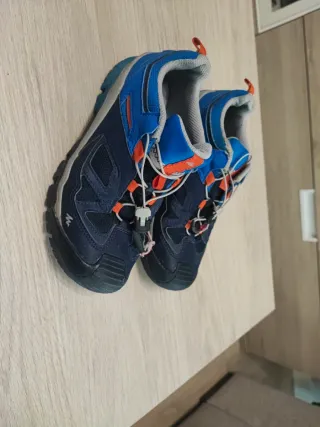 Zapatillas Trekking Niños Azul/Naranja