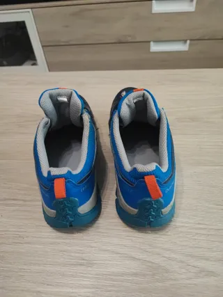 Zapatillas Trekking Niños Azul/Naranja
