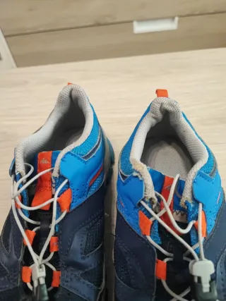 Zapatillas Trekking Niños Azul/Naranja
