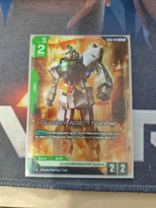 Carta Gundam AGE-1 Normal LR. gundam TCG