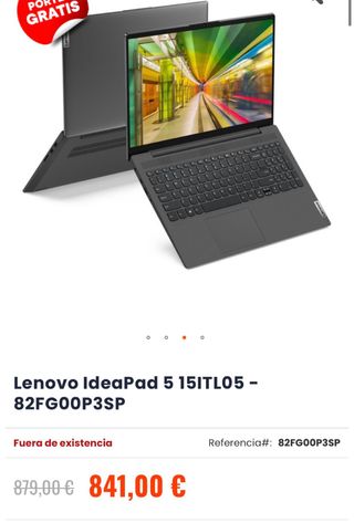 Lenovo Ideapad 5 15ITL05 i7 Gris