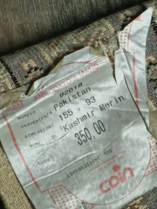 Tappeto Kashmir Misto Seta Beige/Marrone