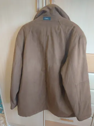 Abrigo hombre marrón