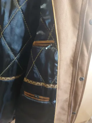 Abrigo hombre marrón