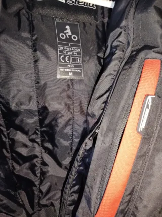 Chaqueta Alpinestars Mujer Negra Naranja, talla M.