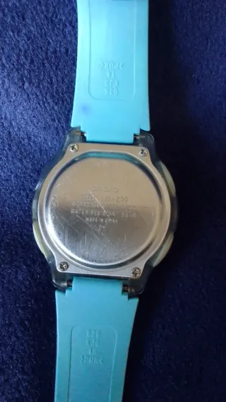 ☑️Reloj Casio LW-200 Azul y Plateado