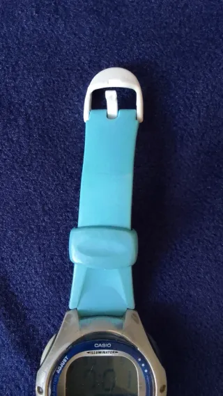 ☑️Reloj Casio LW-200 Azul y Plateado