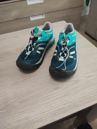 Zapatillas Trekking Niña Azul/Turquesa