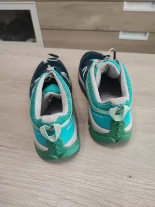 Zapatillas Trekking Niña Azul/Turquesa