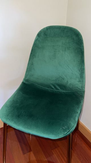 Sillas Terciopelo Verde (4und)