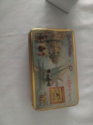 Lote 6 Cajas Metálicas Decoradas