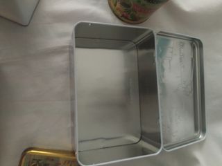 Lote 6 Cajas Metálicas Decoradas