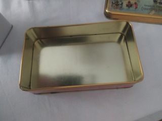 Lote 6 Cajas Metálicas Decoradas