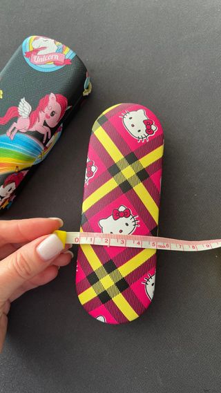 Funda gafas infantil Hello Kitty y unicornios