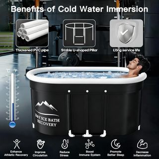 BAÑERA DE HIELO 478L PLEGABLE PARA ADULTOS