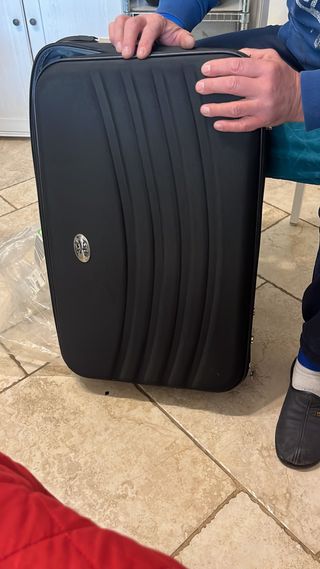 Valigia grande da stiva nera