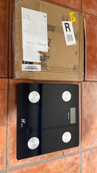 Báscula HF Fitness Bluetooth Negra