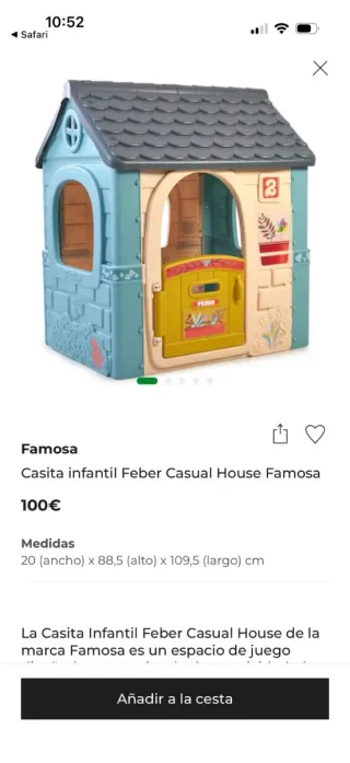 Casita Infantil Fever casual