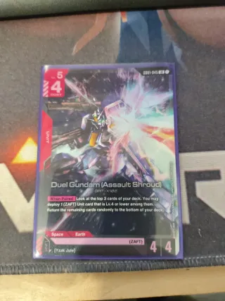 Duel Gundam (Assault Shroud) LR. Gundam TCG