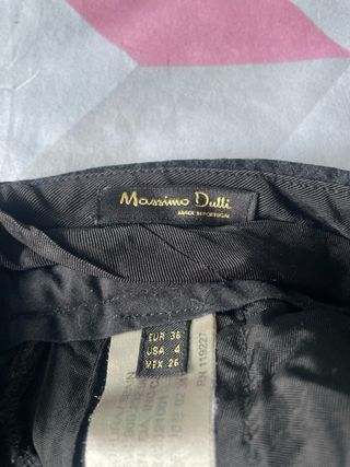 Pantalón negro Massimo Dutti Talla S
