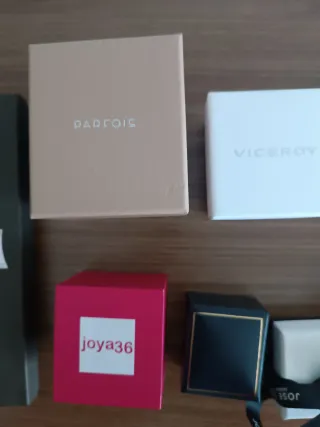 Lote Cajas Joyería Varias Marcas