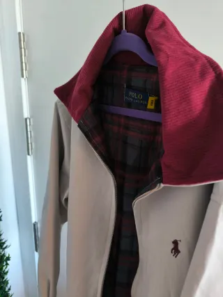 Chaqueta Polo Ralph Lauren Beige y Roja