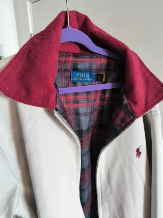 Chaqueta Polo Ralph Lauren Beige y Roja