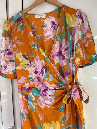 Vestido Piolin et Moi floral XL bautizo comunion