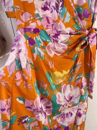 Vestido Piolin et Moi floral XL bautizo comunion