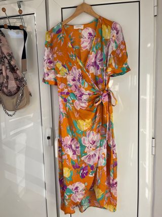 Vestido Piolin et Moi floral XL bautizo comunion