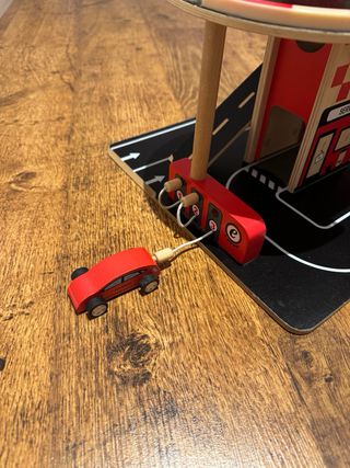 Parking Garaje Coches Juguete Madera