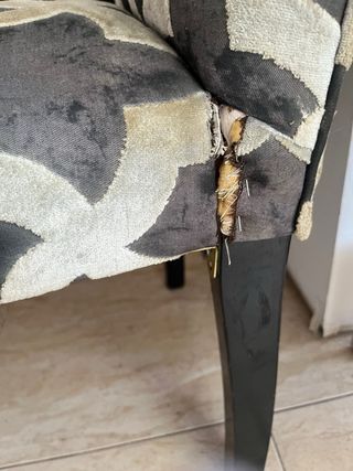 Sillas de comedor con estampado