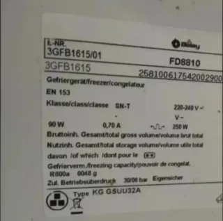 Congelador Vertical Balay 3GFB1615