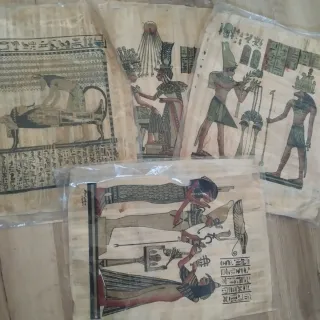 Lote 4 Papiros Egipcios Nuevos