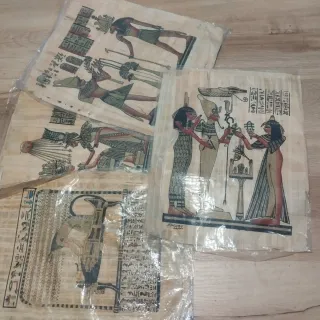 Lote 4 Papiros Egipcios Nuevos