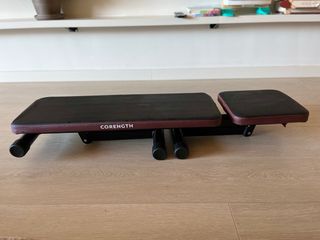 Banco de pesas y abdominales inclinable